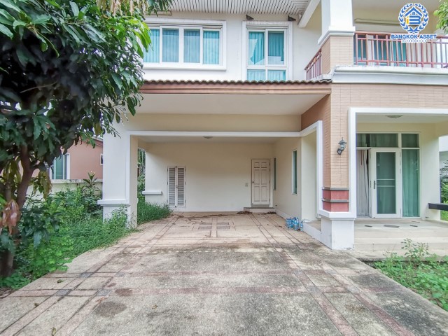 *****บ้านเดี่ยวมือสองนนทบุรี ทำเลโซนเมือง ม.นนท์ณิชา รัตนาธิเบศร์ พร้อมอยู่ เนื้อที่ 71.3 ตร.ว. 3 ห้องนอน 3 ห้องน้ำ 2 ที่จอดรถ เดินทางสะดวก ใกล้เซ็นทรัลรัตนาธิเบศร์ รถไฟฟ้าสถานี "ไทรม้า" และทางด่วน "งามวงศ์วาน"